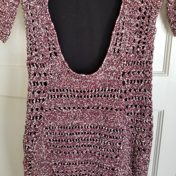 Rag and Bone Red Heart Knit Dress w/ Cut O… - Picture 6 of 10
